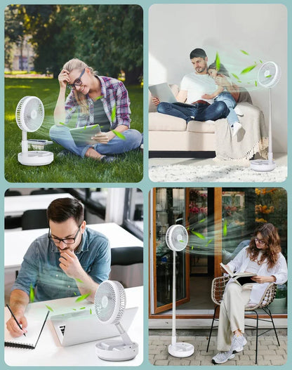 Portable Rechargeable Folding Fan