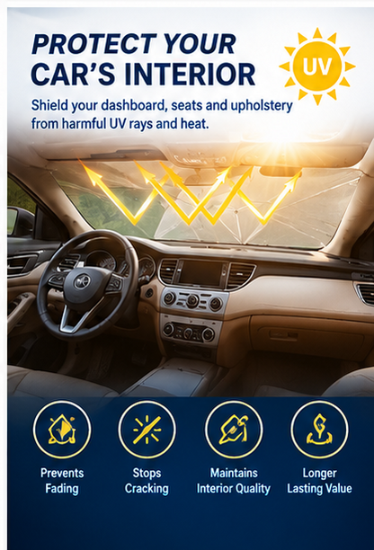 Car Windshield Sun Shade – UV & Heat Protection